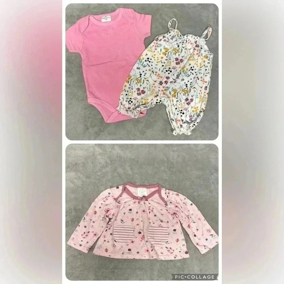 Laura Ashley -  3 piece bundle. Size 0 to 6 months. - Picture 1 of 8
